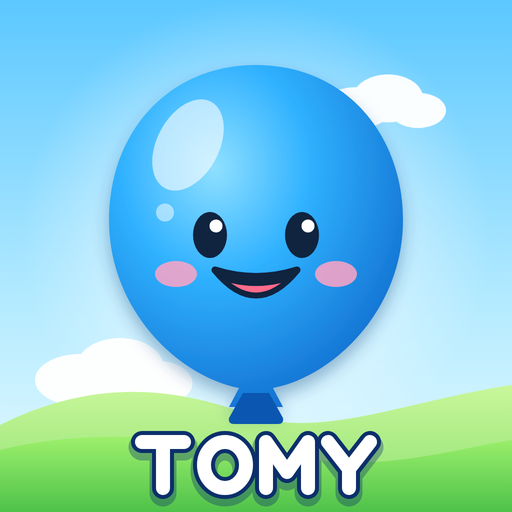Fun Bouncy Balloon app icon: a smiling blue balloon